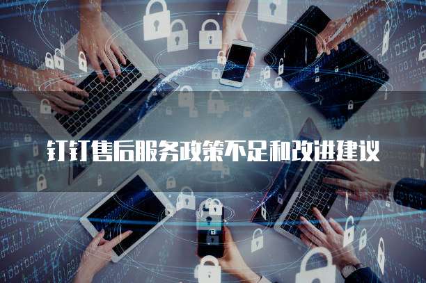 钉钉售后服务政策不足和改进建议