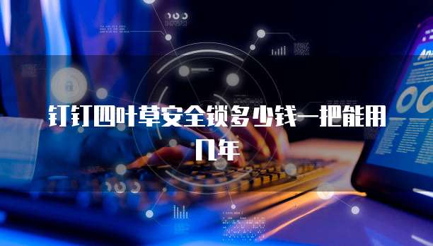 钉钉四叶草安全锁多少钱一把能用几年