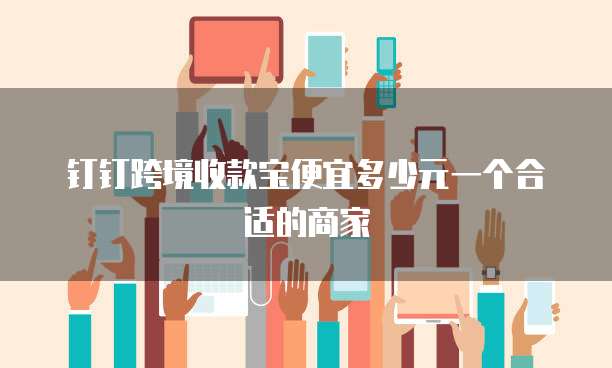 钉钉跨境收款宝便宜多少元一个合适的商家