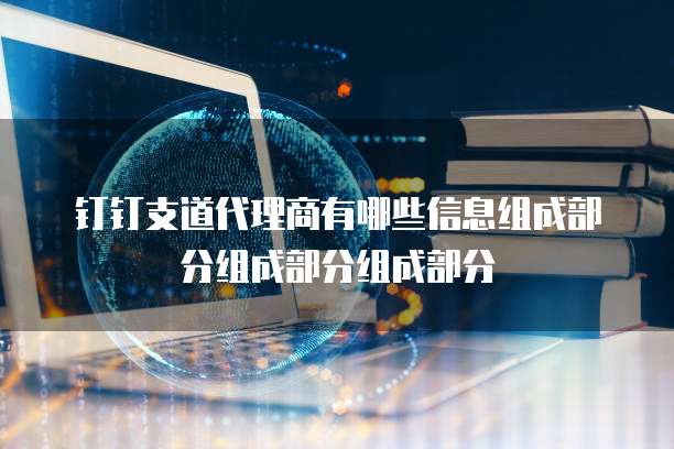 钉钉支道代理商有哪些信息组成部分组成部分组成部分