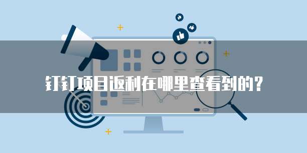 钉钉项目返利在哪里查看到的？