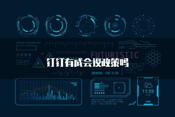 钉钉有成会议政策吗