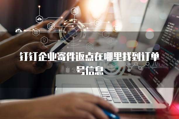钉钉企业寄件返点在哪里找到订单号信息