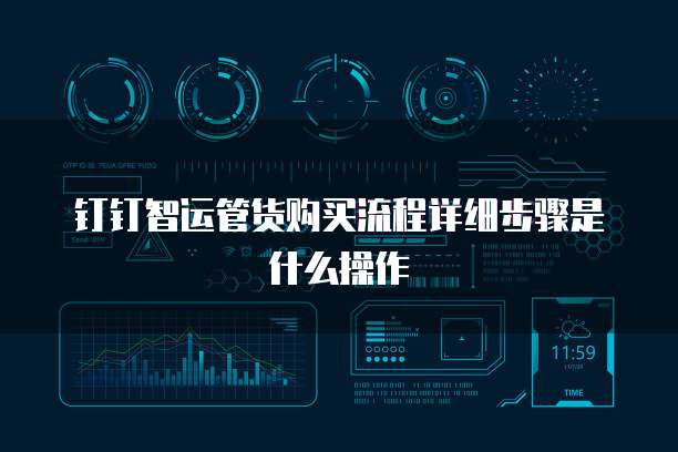 钉钉智运管货购买流程详细步骤是什么操作