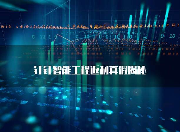 钉钉智能工程返利真假揭秘