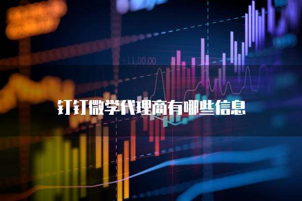 钉钉微学代理商有哪些信息