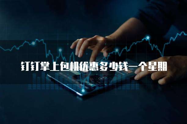 钉钉掌上包机优惠多少钱一个星期