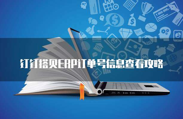 钉钉搭贝ERP订单号信息查看攻略