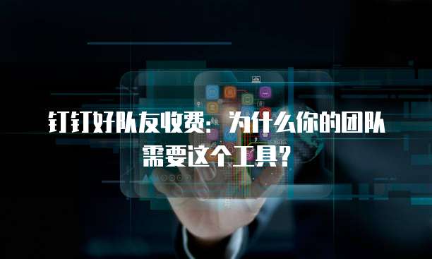 钉钉好队友收费:为什么你的团队需要这个工具?