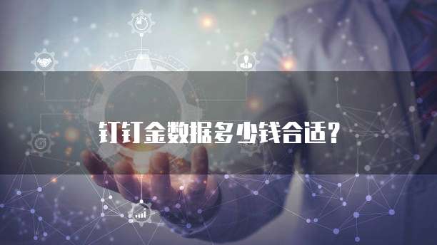 钉钉金数据多少钱合适?