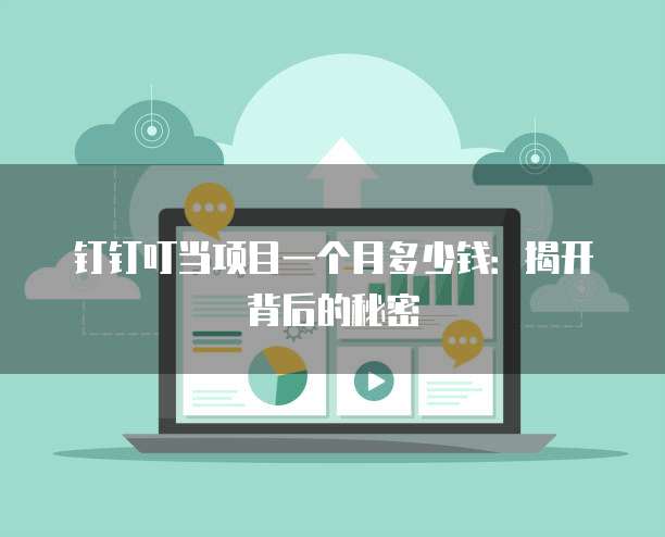 钉钉叮当项目一个月多少钱:揭开背后的秘密