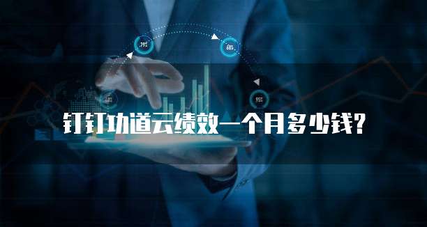 钉钉功道云绩效一个月多少钱?