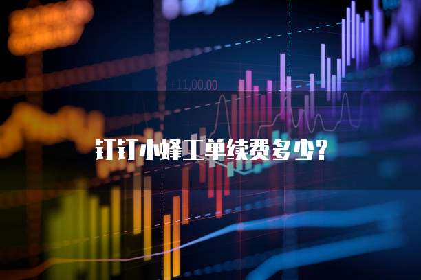 钉钉小蜂工单续费多少?