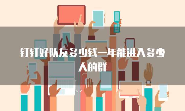 钉钉好队友多少钱一年能进入多少人的群