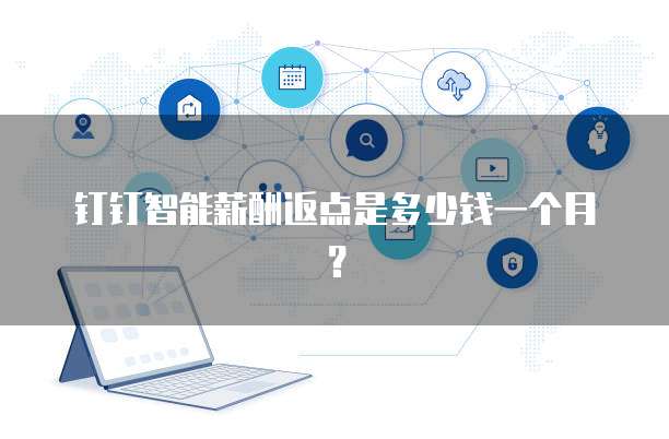 钉钉智能薪酬返点是多少钱一个月?
