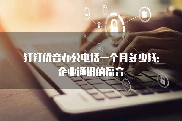 钉钉优音办公电话一个月多少钱:企业通讯的福音