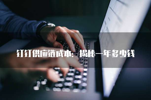 钉钉供应链成本:揭秘一年多少钱