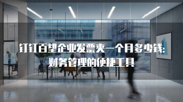 钉钉百望企业发票夹一个月多少钱:财务管理的便捷工具