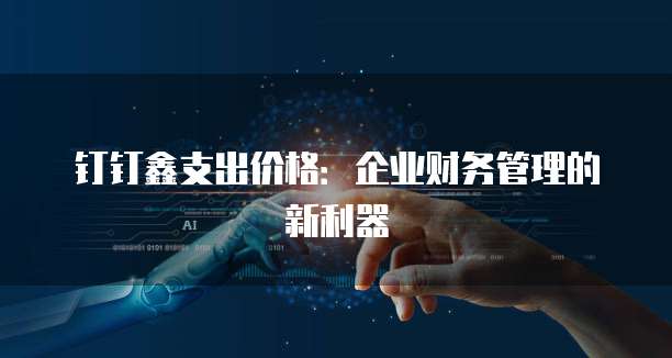 钉钉鑫支出价格:企业财务管理的新利器