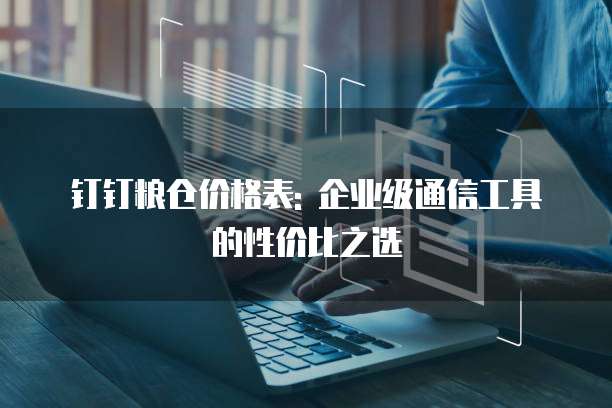 钉钉粮仓价格表: 企业级通信工具的性价比之选