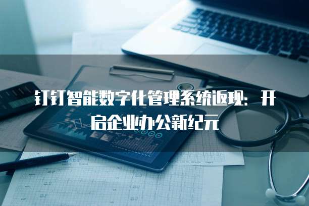 钉钉智能数字化管理系统返现:开启企业办公新纪元