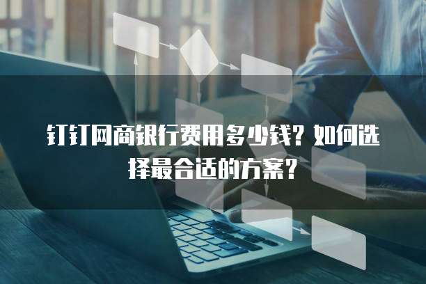 钉钉网商银行费用多少钱？如何选择最合适的方案？