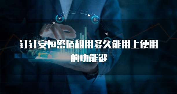 钉钉安恒密盾租用多久能用上使用的功能键