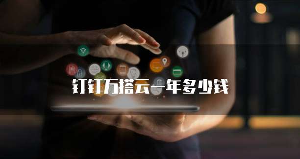 钉钉万搭云一年多少钱