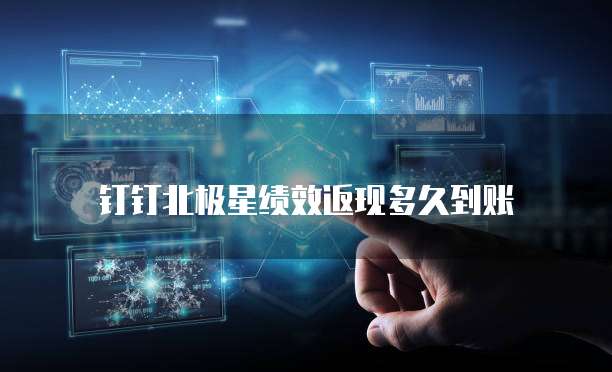 钉钉北极星绩效返现多久到账