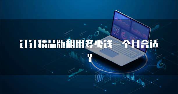 钉钉精品版租用多少钱一个月合适?
