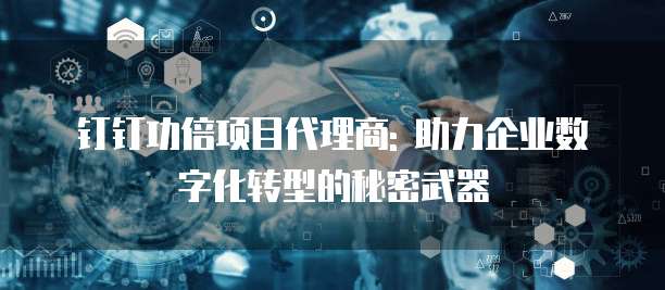 钉钉功倍项目代理商: 助力企业数字化转型的秘密武器