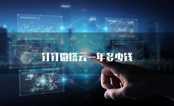 钉钉微搭云一年多少钱