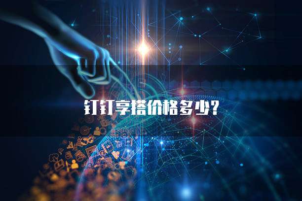 钉钉享搭价格多少？