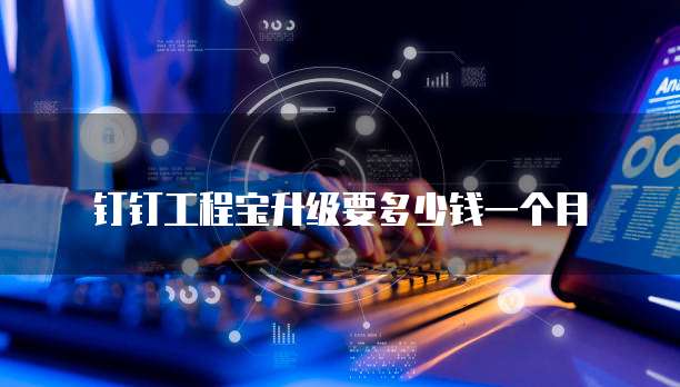 钉钉工程宝升级要多少钱一个月
