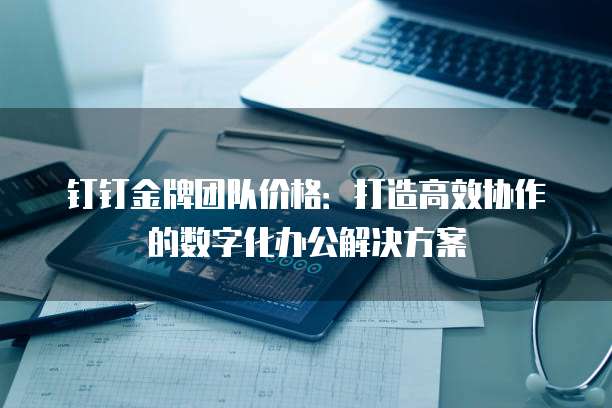 钉钉金牌团队价格:打造高效协作的数字化办公解决方案