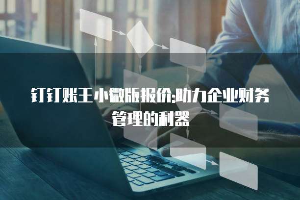 钉钉账王小微版报价:助力企业财务管理的利器
