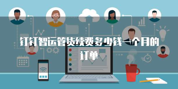 钉钉智运管货续费多少钱一个月的订单