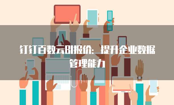 钉钉百数云BI报价:提升企业数据管理能力