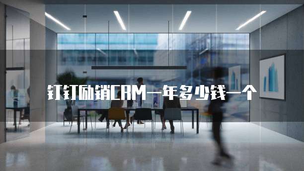 钉钉励销CRM一年多少钱一个