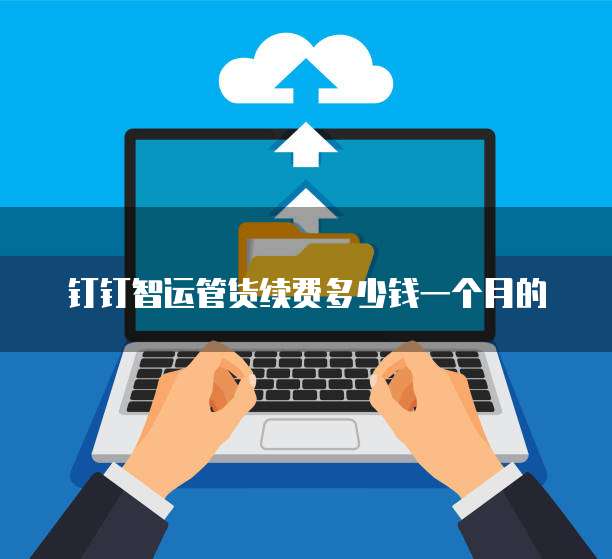 钉钉智运管货续费多少钱一个月的