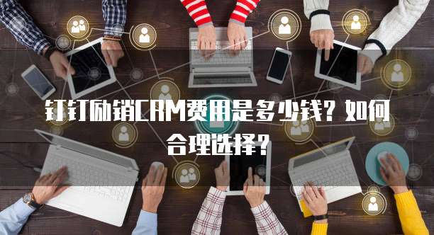 钉钉励销CRM费用是多少钱?如何合理选择?