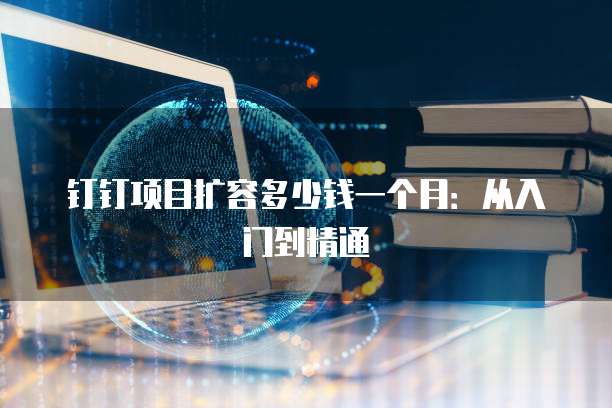钉钉项目扩容多少钱一个月：从入门到精通