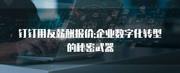 钉钉用友薪酬报价:企业数字化转型的秘密武器