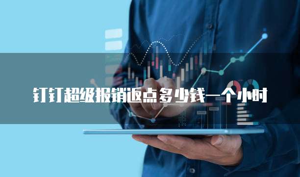 钉钉超级报销返点多少钱一个小时