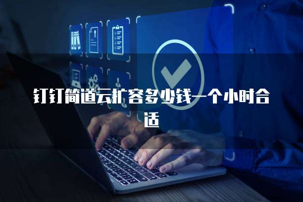 钉钉简道云扩容多少钱一个小时合适