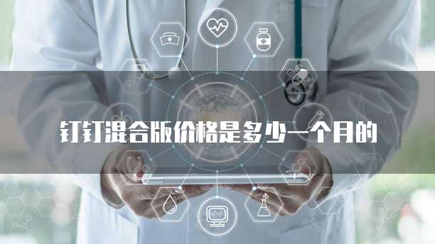 钉钉混合版价格是多少一个月的