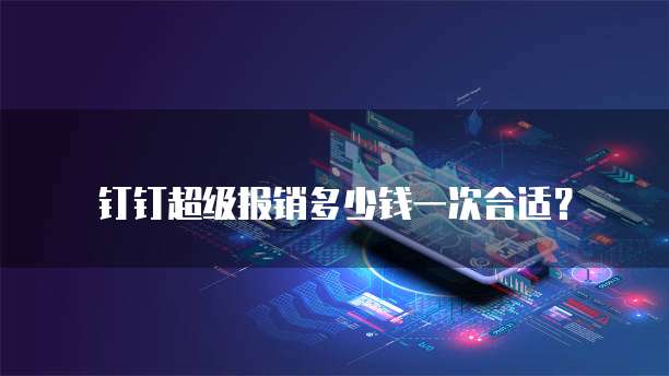 钉钉超级报销多少钱一次合适？