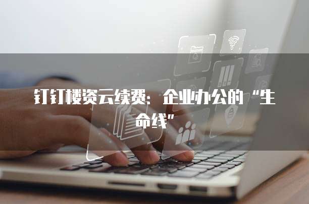钉钉楼资云续费:企业办公的“生命线”