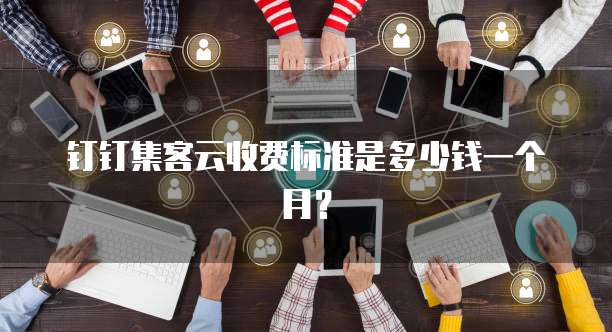 钉钉集客云收费标准是多少钱一个月？