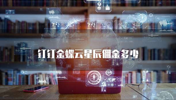 钉钉金蝶云星辰佣金多少